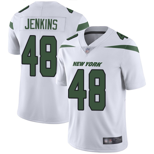 New York Jets Limited White Men Jordan Jenkins Road Jersey NFL Football 48 Vapor Untouchable